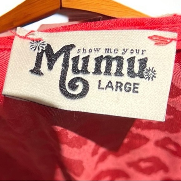 🌻 Show Me Your Mumu Sandrine Ruffle Dress Size Large - Picture 10 of 11